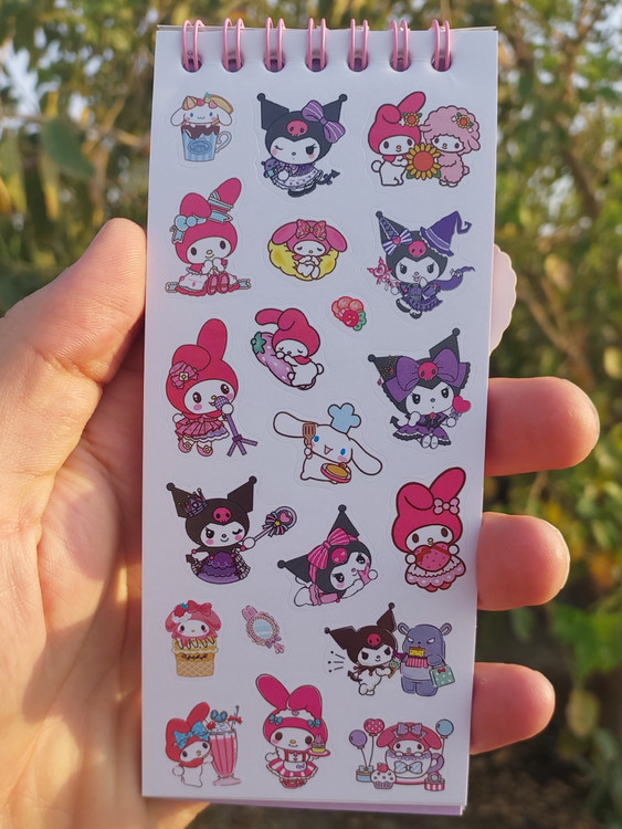 برچسب کرومی ودفترچه یادداشت